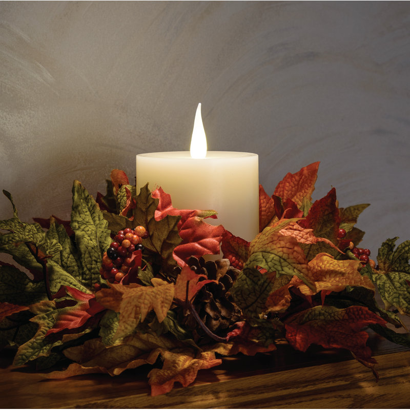 Unscented Flameless Candle, 5.75" H x 3.5" W x 3.5" D