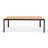 5Pc FSC Teak And Aluminum Outdoor Patio Dining Set - Seats 8
