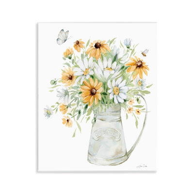 Art mural, "Tournesols et marguerites" par Katrina Pete