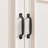 78.7'' H Bookcase with Glass Doors & 2 Drawers - Freestanding Storage Cabinet
