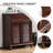31.81" Brown Solid wood Maple Shoe Storage