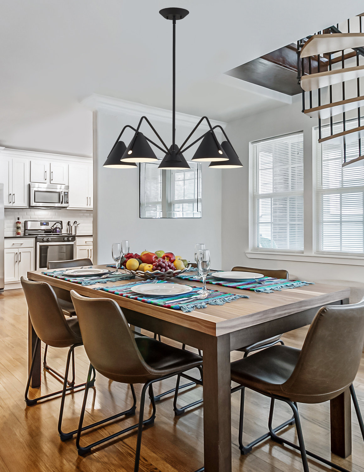 Dale Dimmable 5 - Light Chandelier