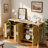 57.5"W Sideboard with Racks, Adjustable Shelves and Side Hooks-871351056
