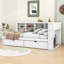 Lit de jour en bois Haileyjo avec 2 tiroirs, chargement USB et tablettes-1481406883-1481406880