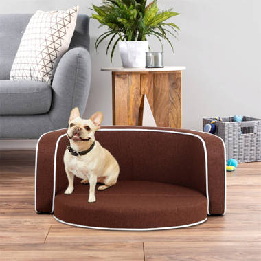 Foldable Dog Sofa Couch Bed with Removable Washable Cover