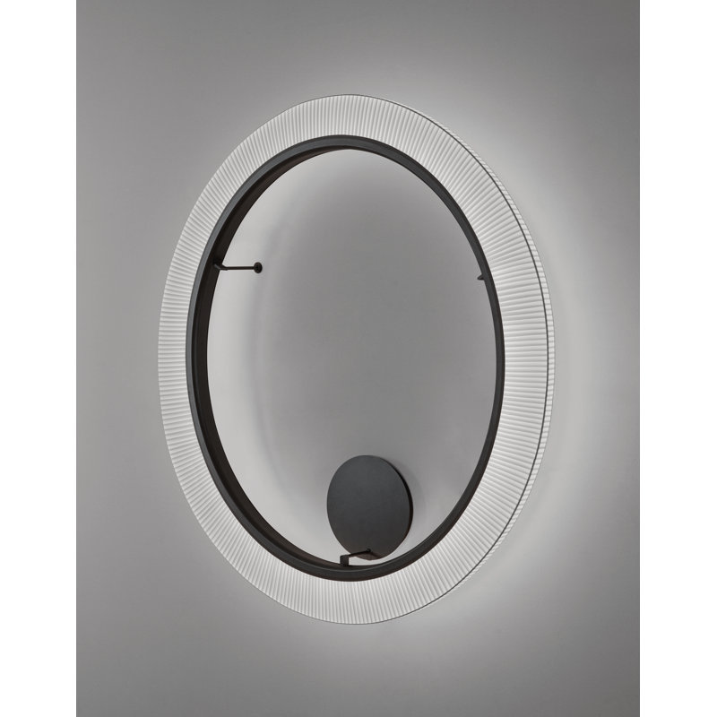 Roda 1 - Light LED Semi Flush Mount, White Ribbon