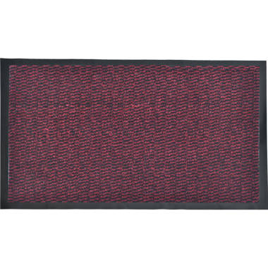 Polynib Solid Indoor Only Door Mat Symple Stuff Color: Charcoal, Mat Size: Rectangle 4' x 8