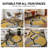 Doucet Geometric Yellow/Gray/Black Area Rug-1146494343