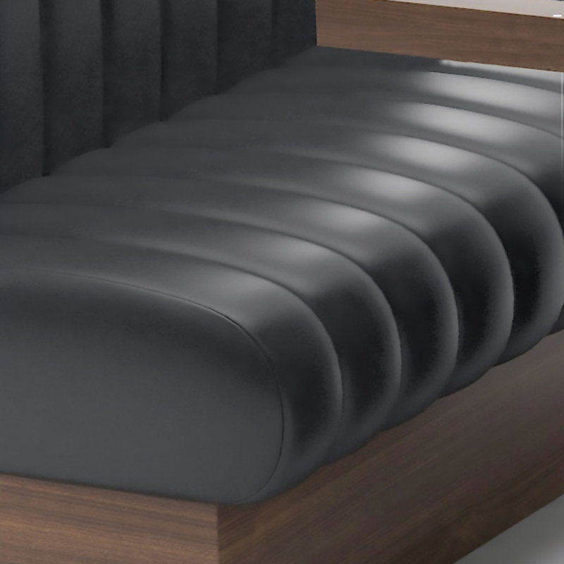 Banc rembourré en similicuir moderne Modern Cafe