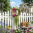 17.72 Inch Hydrangea Wreath Rustic Style Garden Decor