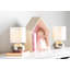 Ensemble de lampes de table en acier brossé 9,25 po Warminster-1205389695