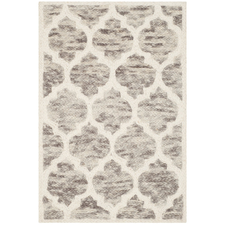Bertok Hand Loomed Wool Geometric Rug