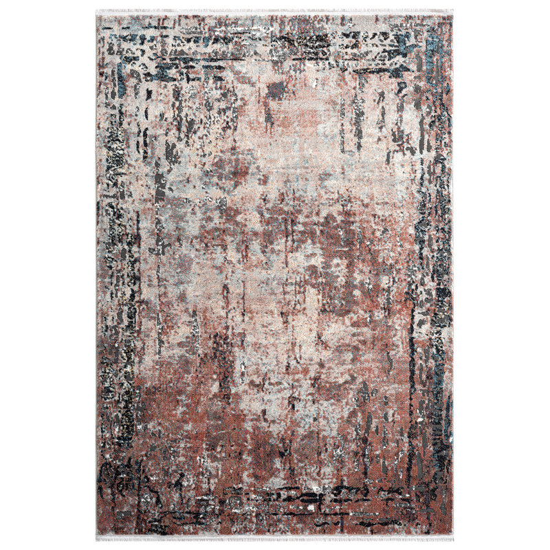 Abstract Indoor Rug, Rectangle 4' x 6'