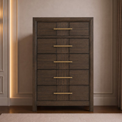 Adryan 34'' W 5 - Drawer Chest
