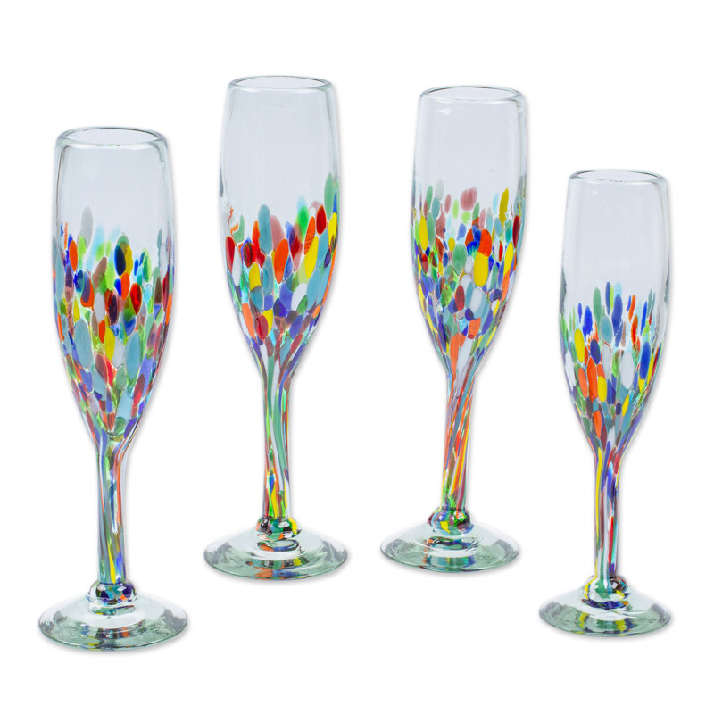 Verre à pied 4 pièces 13 oz. Haverty Ensemble de verrerie