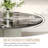 35" Modern Luxury Coffee Table, Black Faux Marble Table top, Stainless Steel Base
