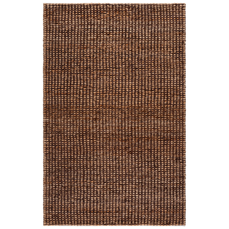 Natural Fiber Couture 110 Hand Woven 80% Jute; 20% Cotton No Pattern Rug, Rectangle 5' x 8'