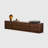 Retro Nut-Brown Solid Wood TV Stands