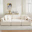Ensemble de canapé modulaire rembourré en velours 6 pièces Brigitte-1418628093
