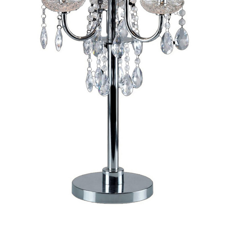 Lampe de table chromée 29,5 po Haki
