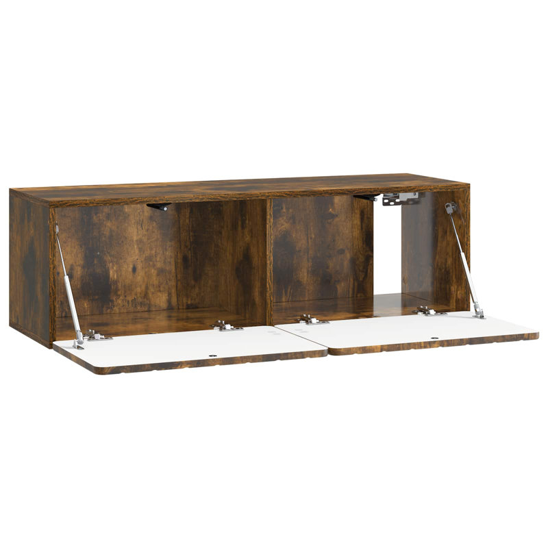 TV Stand, 30cm H x 98cm L x 31cm W, Smoked Oak
