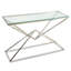 Eyler 120cm Glass Top Console Table-488611787-488611786