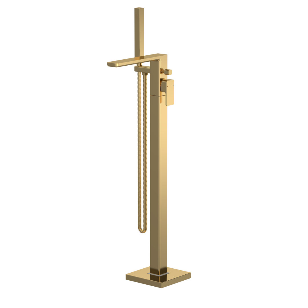 1 Handle Floor Bath Shower Mixer Bath Filler with Diverter
