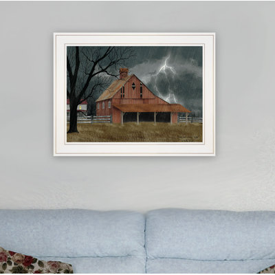 Dark and Stormy Night Framed Wall Art for Living Room, Home Décor by Billy Jacobs