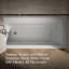 Bain tourbillon intégré Archer® 66 "X 32" avec bride intégrée et drain à gauche-14674096-89286494