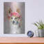 Art mural en métal Red Barrel Studio® «Flower Crown Akita» par Furbaby Affiliates-573007991