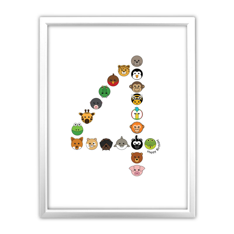 Single Picture Frame Print, White