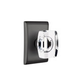 Privacy Windsor Crystal Knob with Neos Rose