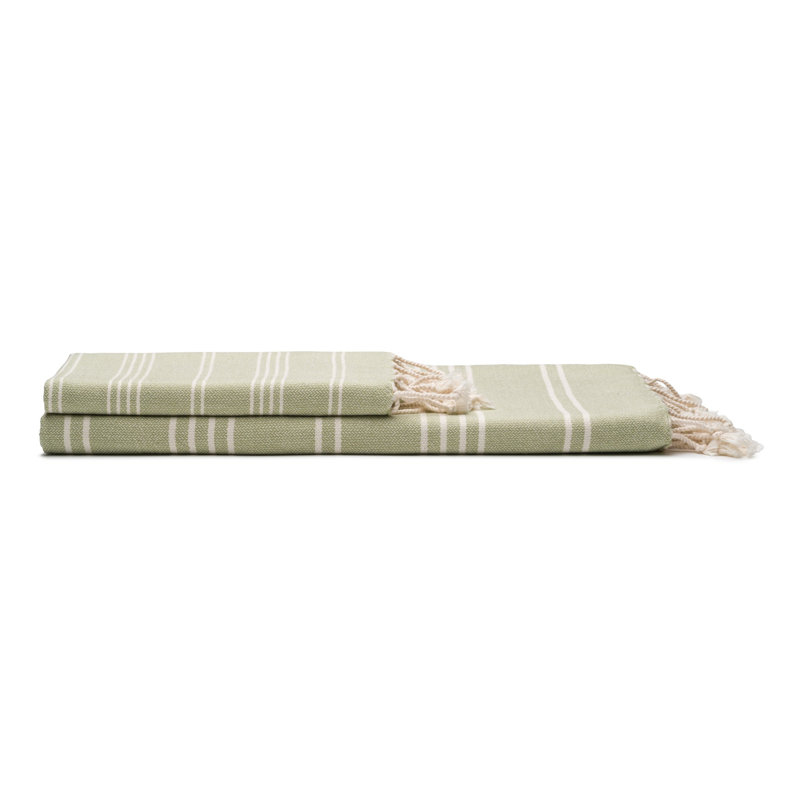 Essuie-mains et serviettes en coton Essential, Vert