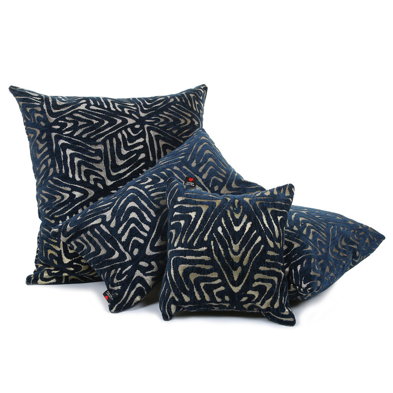 Amatia Geometric Square Cushion, Large