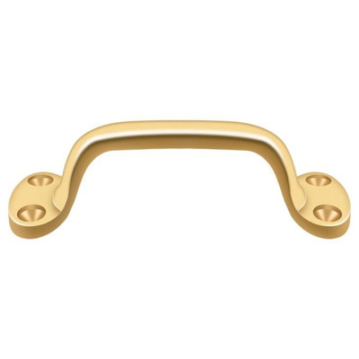 Deltana WP27CR003 Pull, 6" Overall in PVD Polished Brass