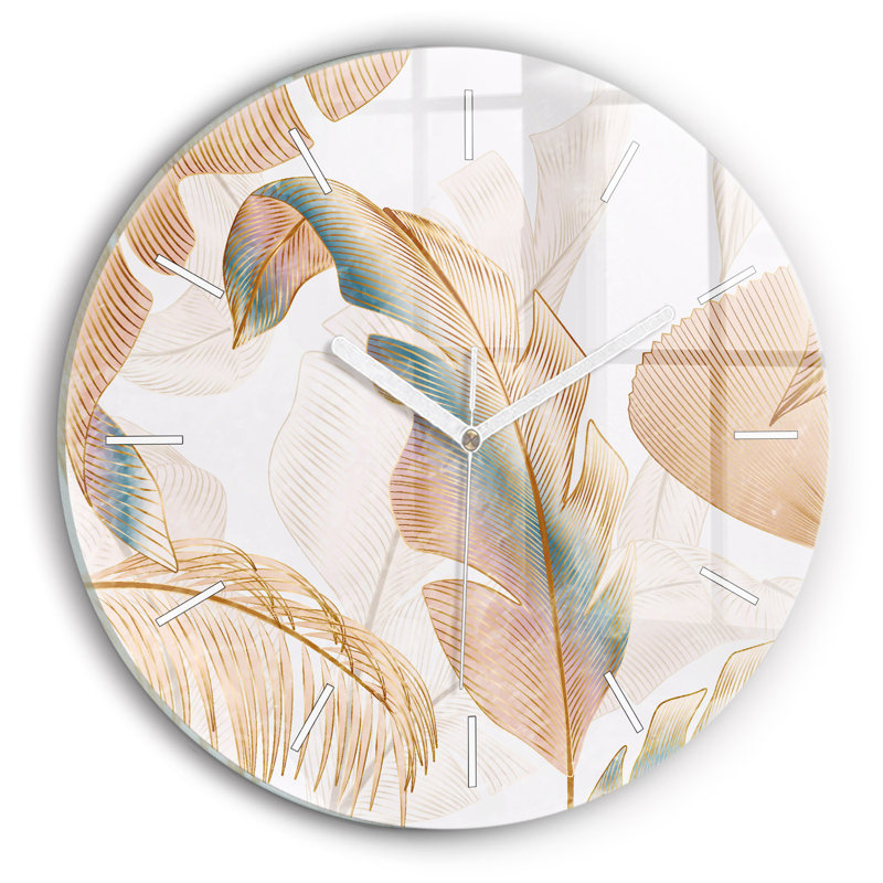 Glass Wall Clock
