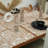 Red Barrel Studio® 16X90 Fine dining table runner, Unique table decor, Kundanvan, Brown-169712805