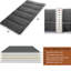 Matelas de futon japonais de 3 po d'épaisseur - Matelas à rouler Tatami, Matelas de camping portable pliable pour adultes - Lit d'invité ou tapis de voyage - Gris foncé, simple 39 x 80 po-1772570789-1772570784