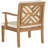 Cogan Acacia 4 - Person Patio Conversation Set with Cushions-113669045