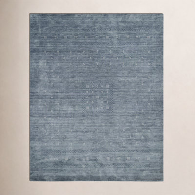 Simi Hand-Woven Geometric Cotton Wool Rug