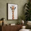 Gentle Giraffe Modern - Wrapped Canvas-875702695-875702701