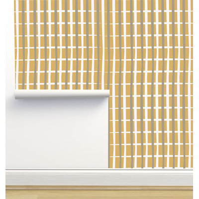 Rouleau de papier peint auto-adhésif texture L 6 pi x l 24 po Monor Designs