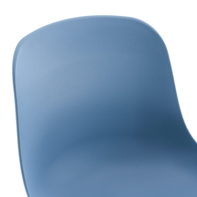 Chaises de salle à manger sans accoudoirs Meli, Bleu