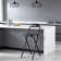 Tabouret pliant portatif noir