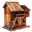 Maison d'oiseaux en bois Mohit, maison d'écureuil pour petits oiseaux
