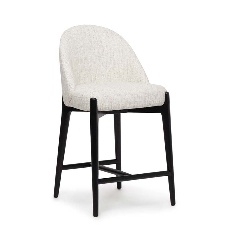 Oakley Counter Stool, Beach Heather, Matte Black