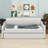 Upholstery Daybed With Trundle And USB Charging Design,Trundle Can Be Flat Or Erected-635289410