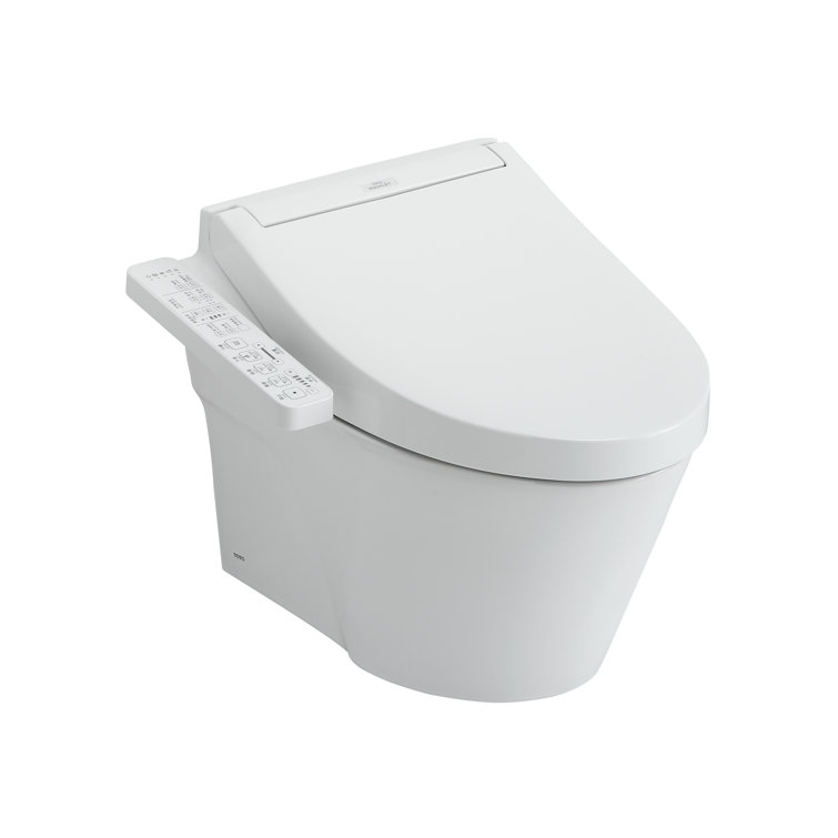 Dual-Flush Elongated Wall Mount with High Efficiency Flush (Seat Included)