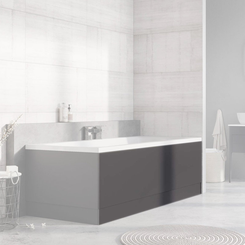  Bath Front Panel, Dark Grey