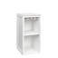 Armoire à vin modulaire de couleur blanche avec tablettes de rangement et huche pour salle à manger WHITE